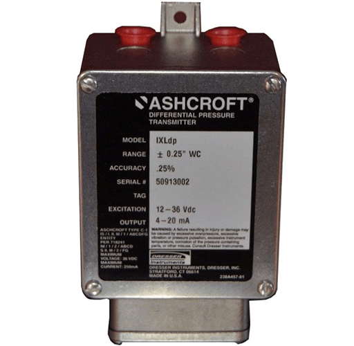 ASHCROFT Transmitter IXLdp +/-0.25WC